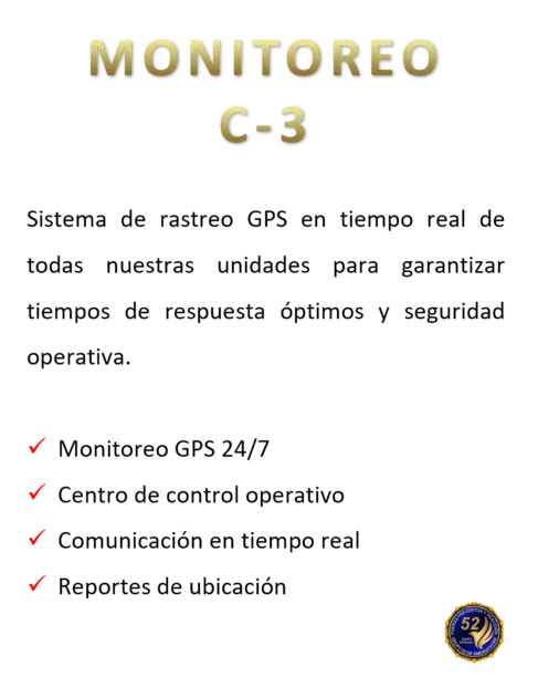 servicio de monitoreo grupo 52