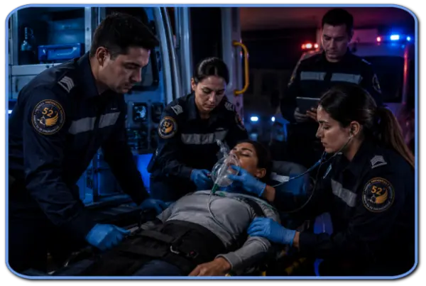atencion de paramedicos certificados por grupo 52